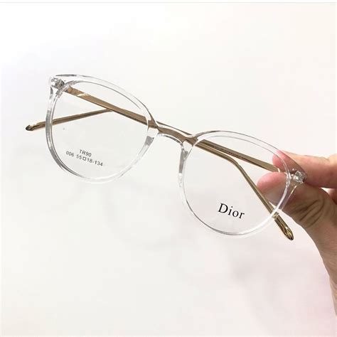 lunette christian dior transparente